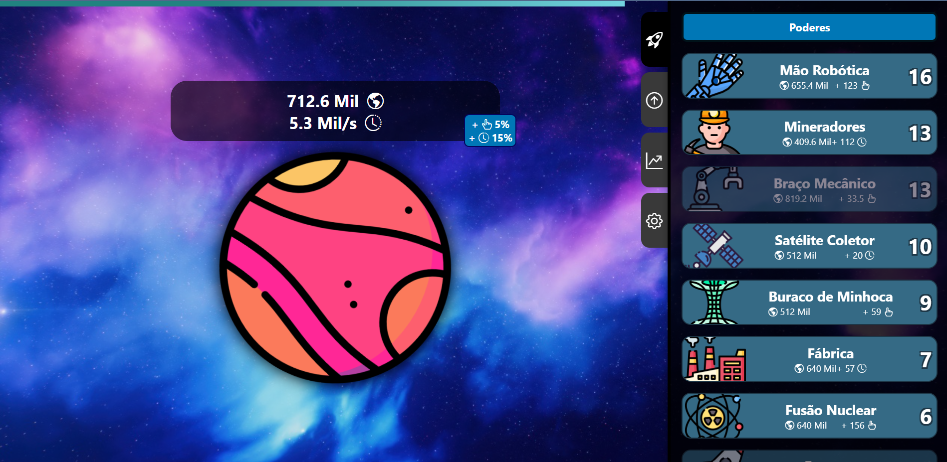 Imagem do projeto Planet Clicker