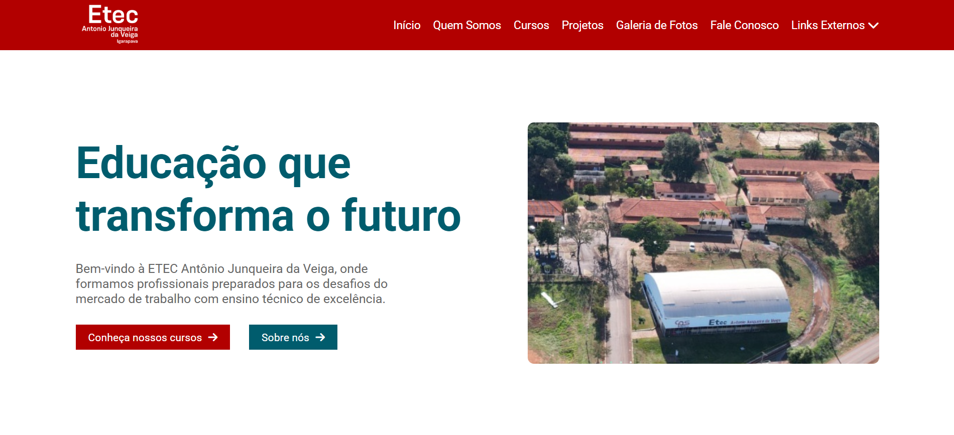 Imagem do projeto Site da ETEC